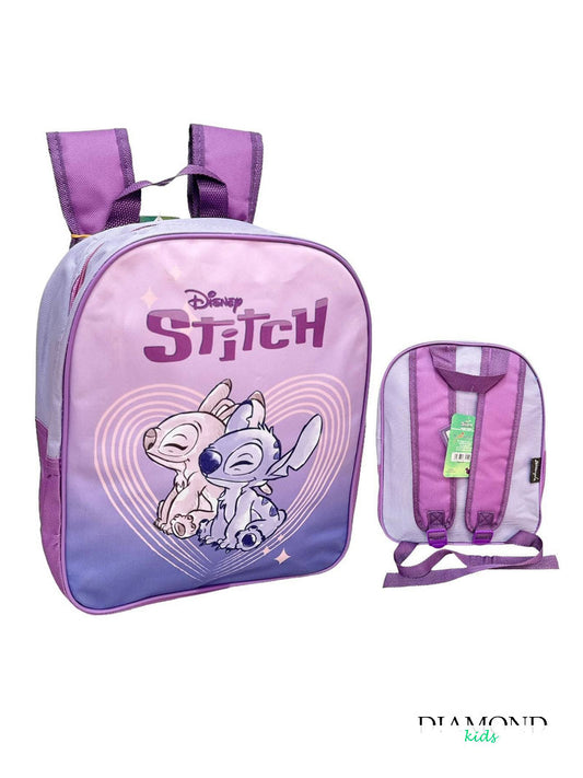 Zainetto Asilo Stitch & Angel rosa