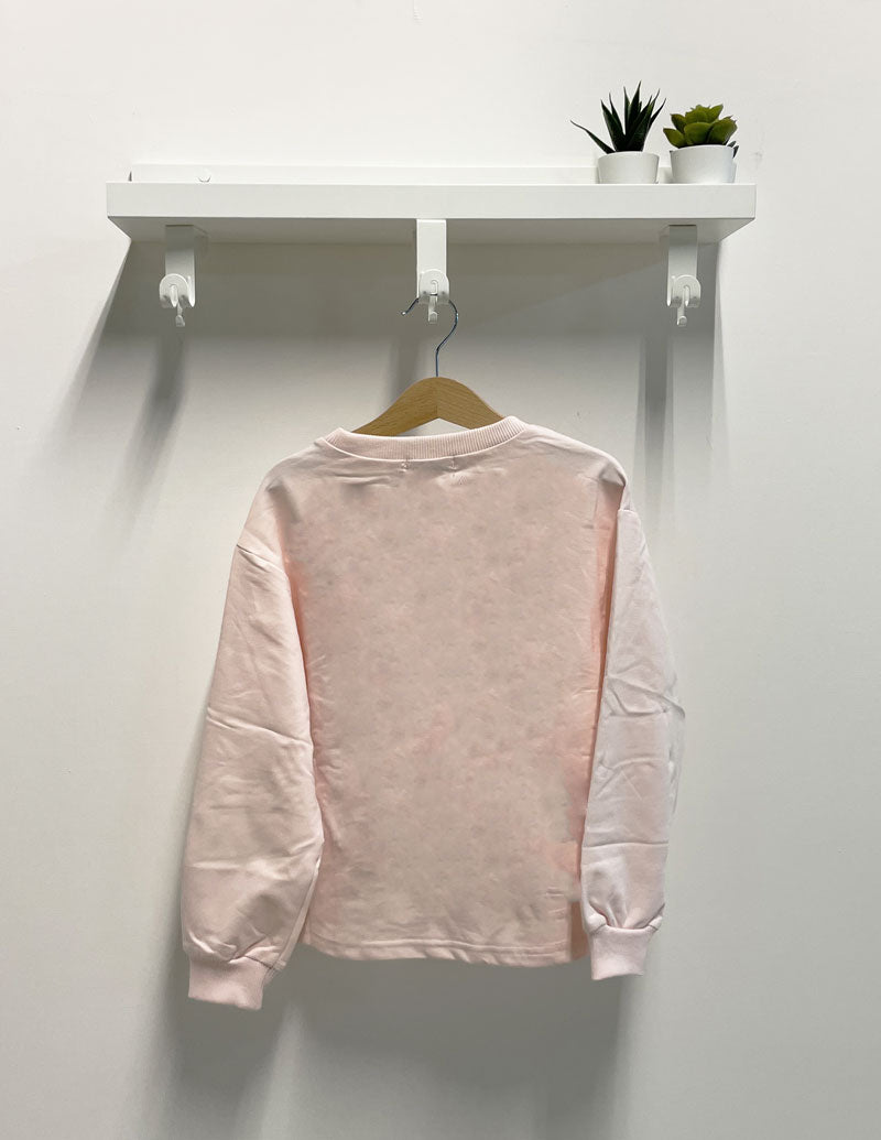 Felpa Bambina Perle rosa