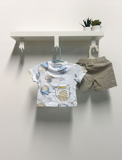 Completo Neonato Elefant beige