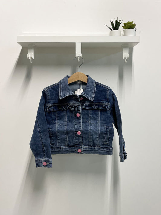 Giubbino Neonata Denim blu