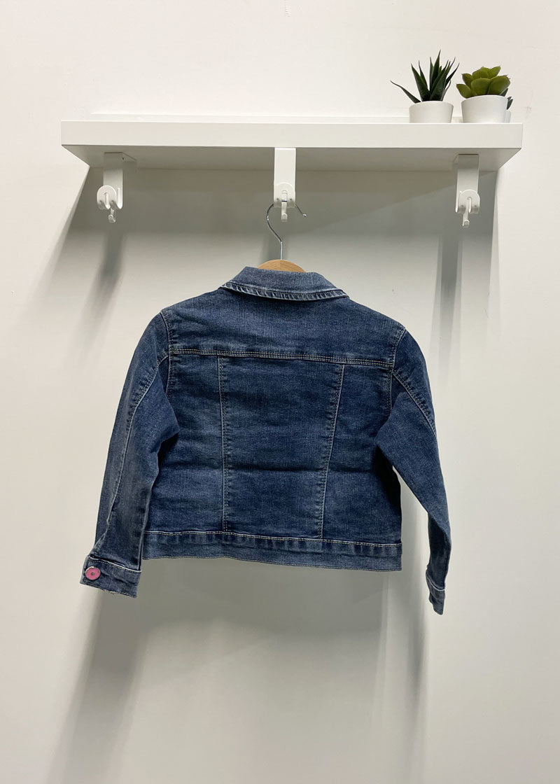 Giubbino Neonata Denim blu