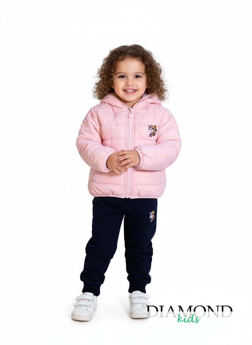 Completo Bambina Unicorn rosa e blu