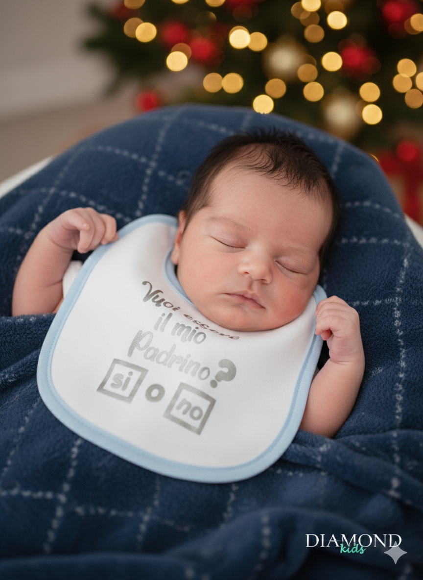 Bavetta Neonata Padrino Irge celeste