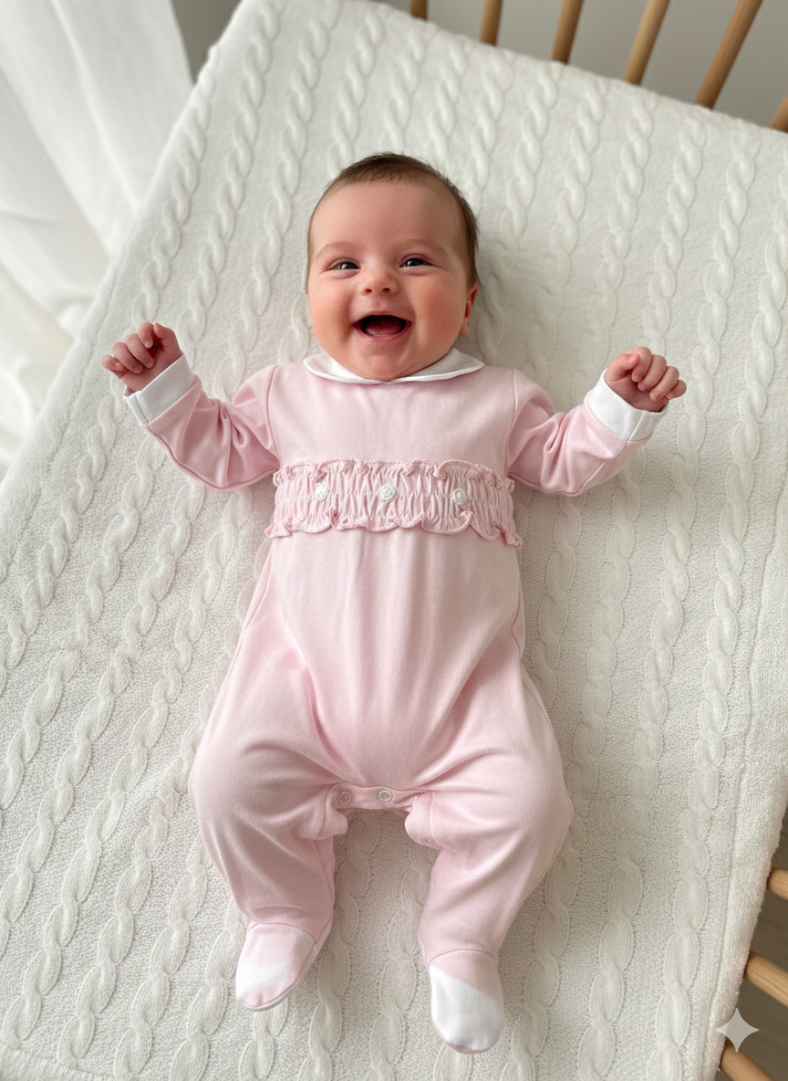 Baby Romper Rose The Pink Daisy