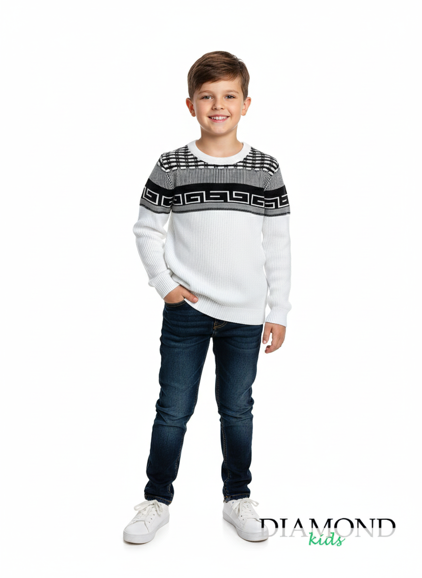 Maglioncino Bambino Brumbaby bianco