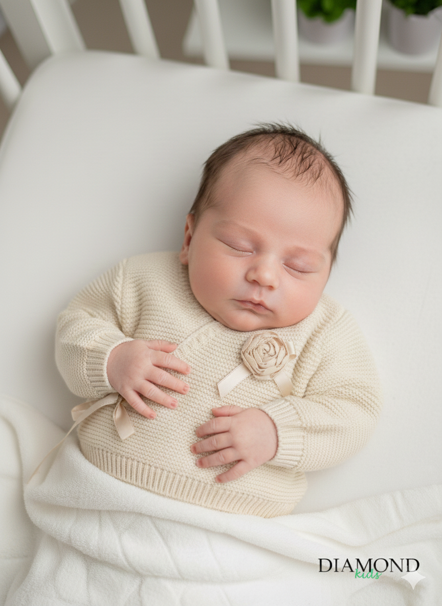 Incrociatina Neonata Fruit de ma passion beige