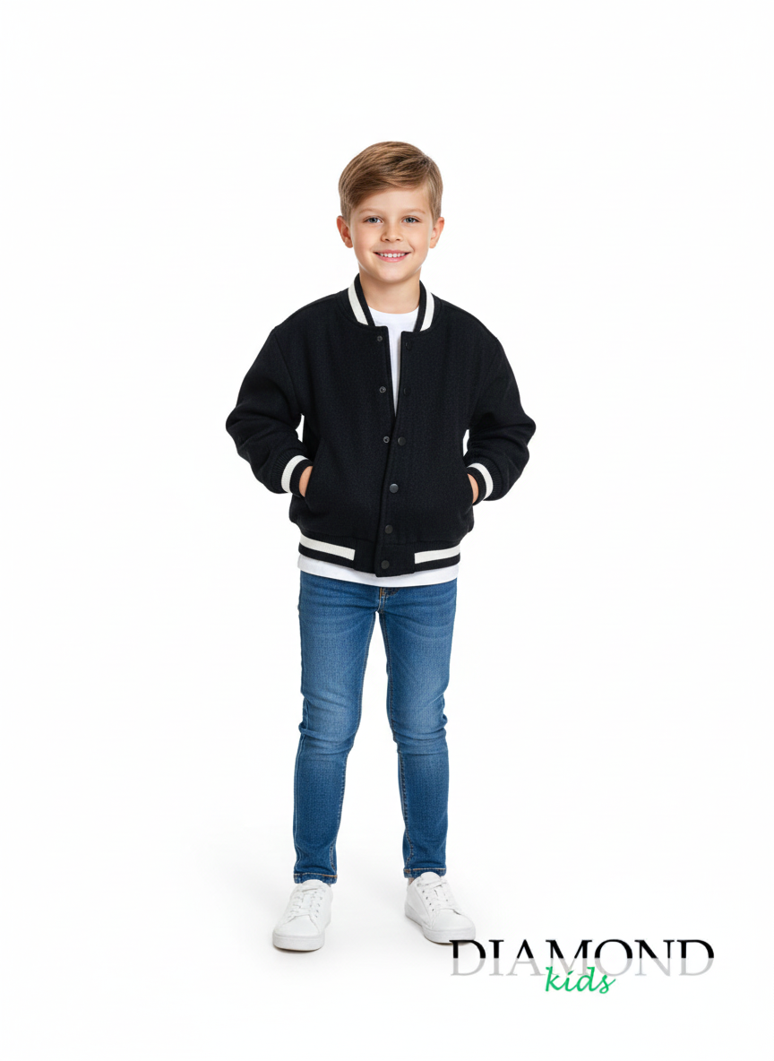 Giubbino Bambino panno nero