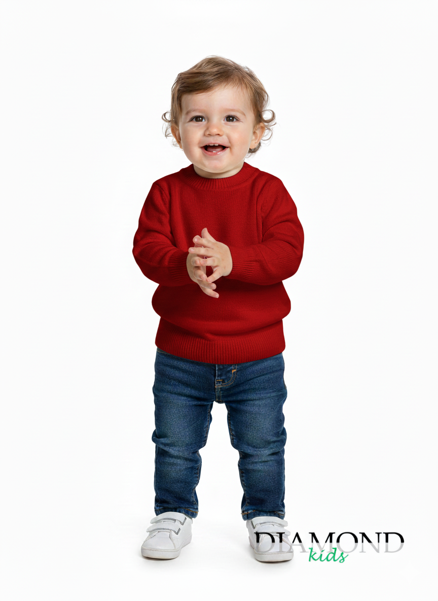 Maglioncino Neonato Classic rosso