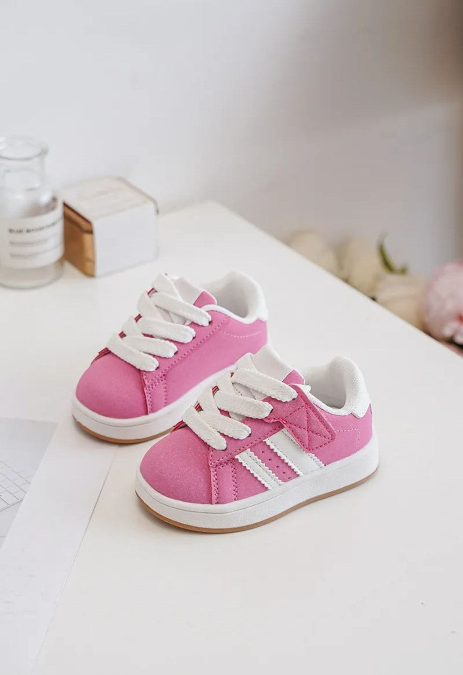 Sneakers bambina Line rosa