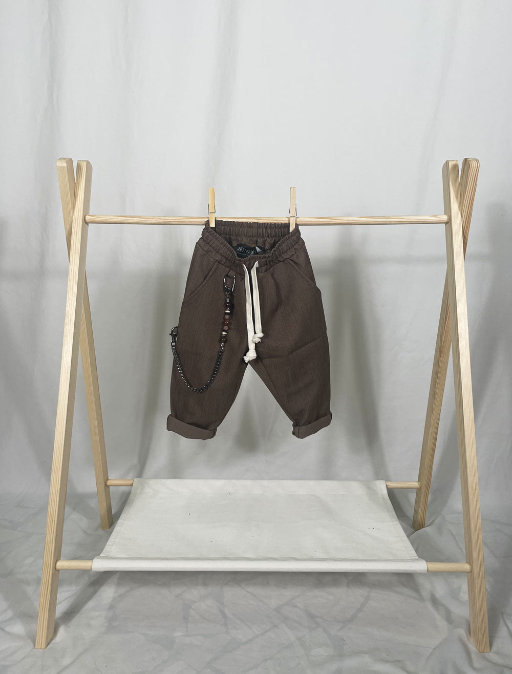 Pantalone Neonato Young marrone catena