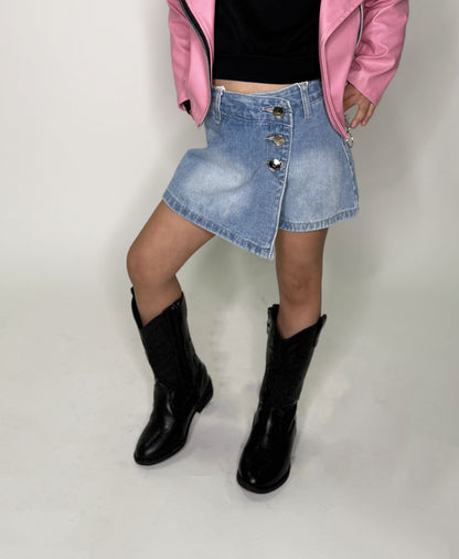 Skort Neonata jeans blu chiaro