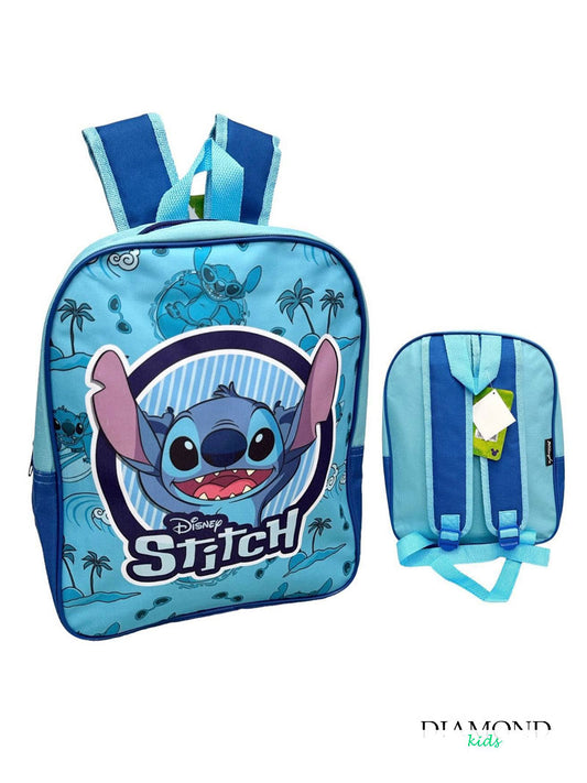 Zainetto Asilo Stitch azzurro