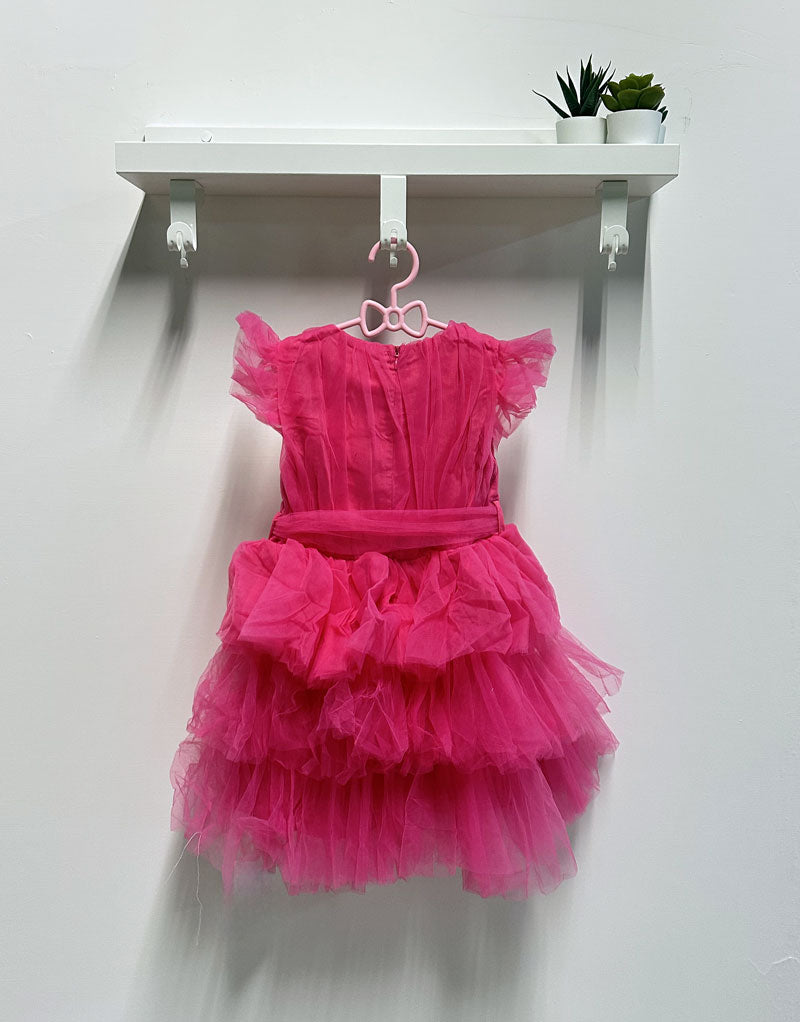 Abito Bambina Princess fucsia