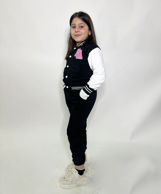Completo Bambina College nero