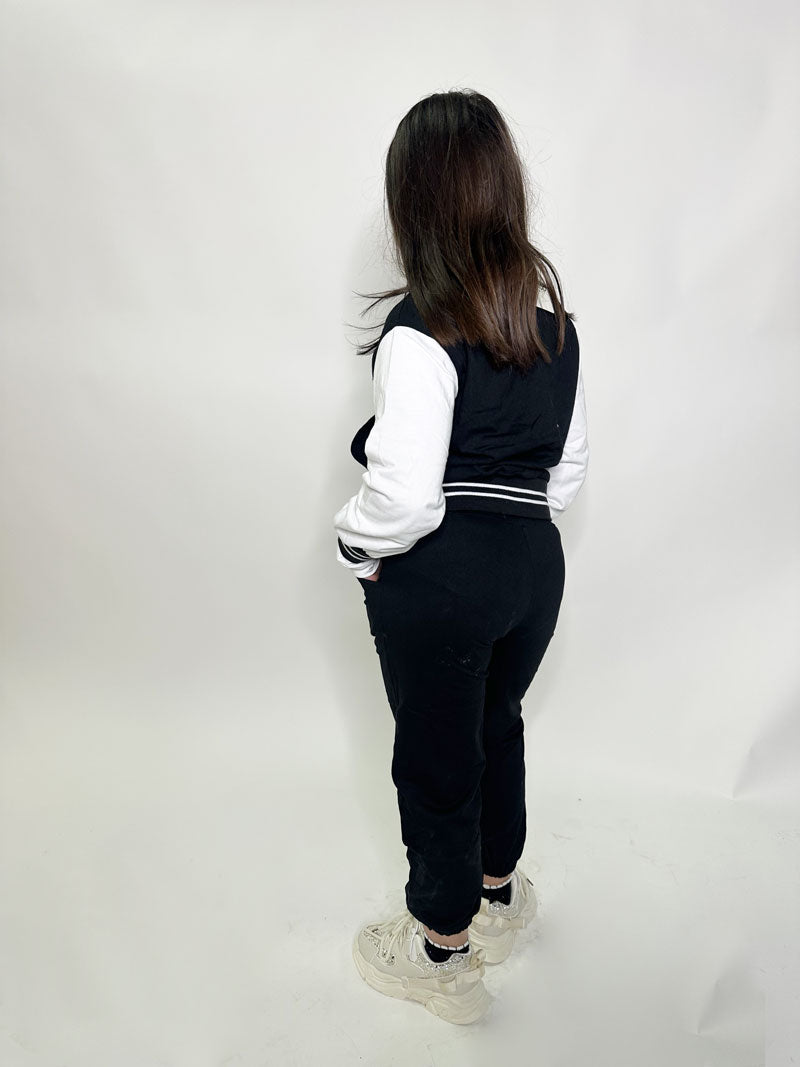 Completo Bambina College nero