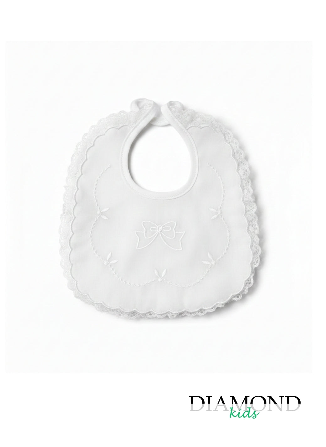 Bavetta Birillini Fiocchi pizzo bianca