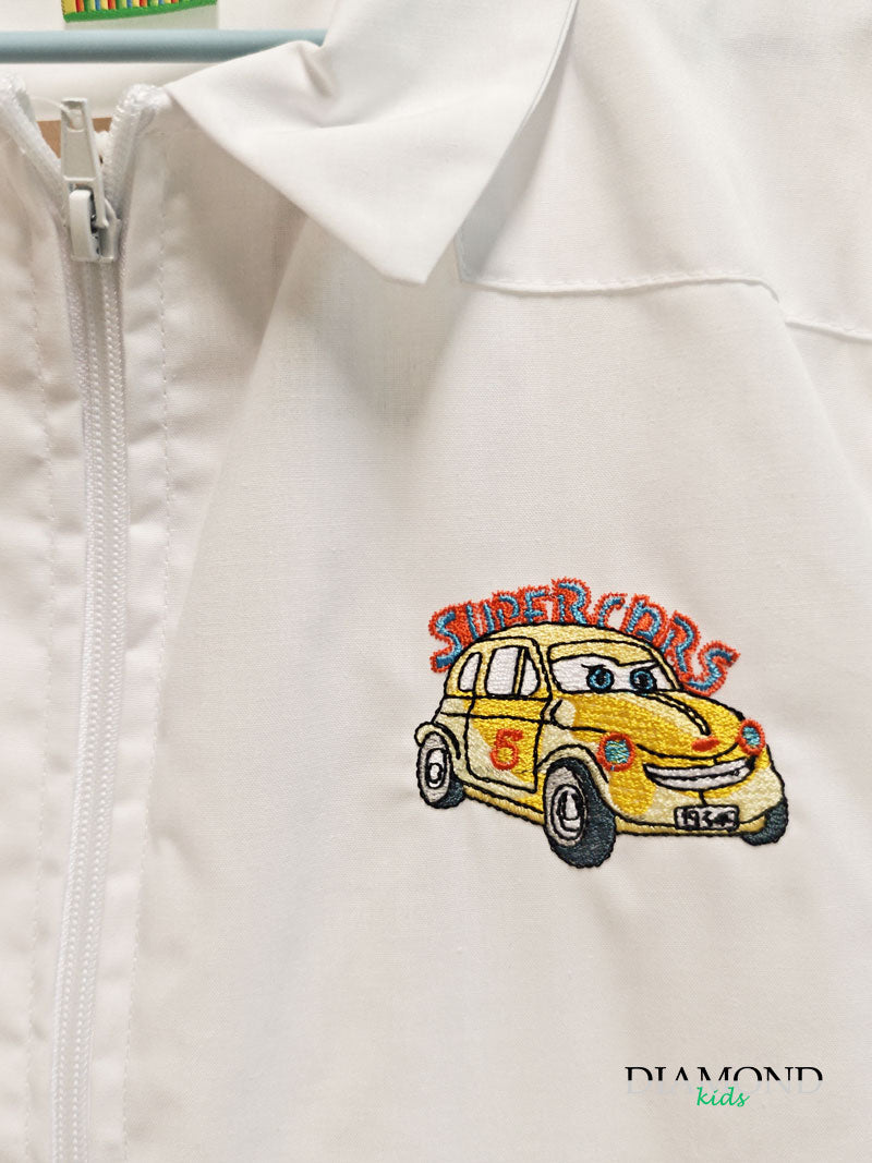 Grembiule Asilo Nazareno Gabrielli  Yellow car bianco