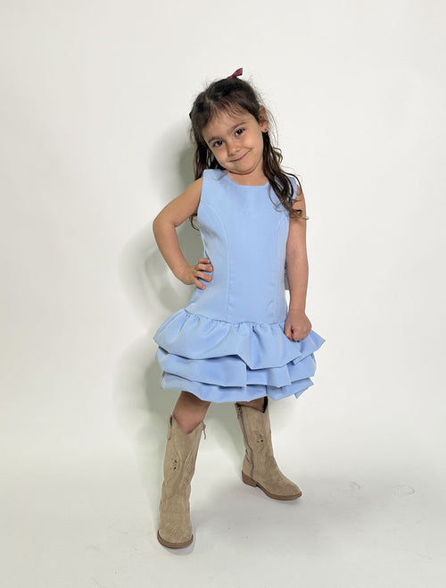 Abito Bambina Balloon azzurro
