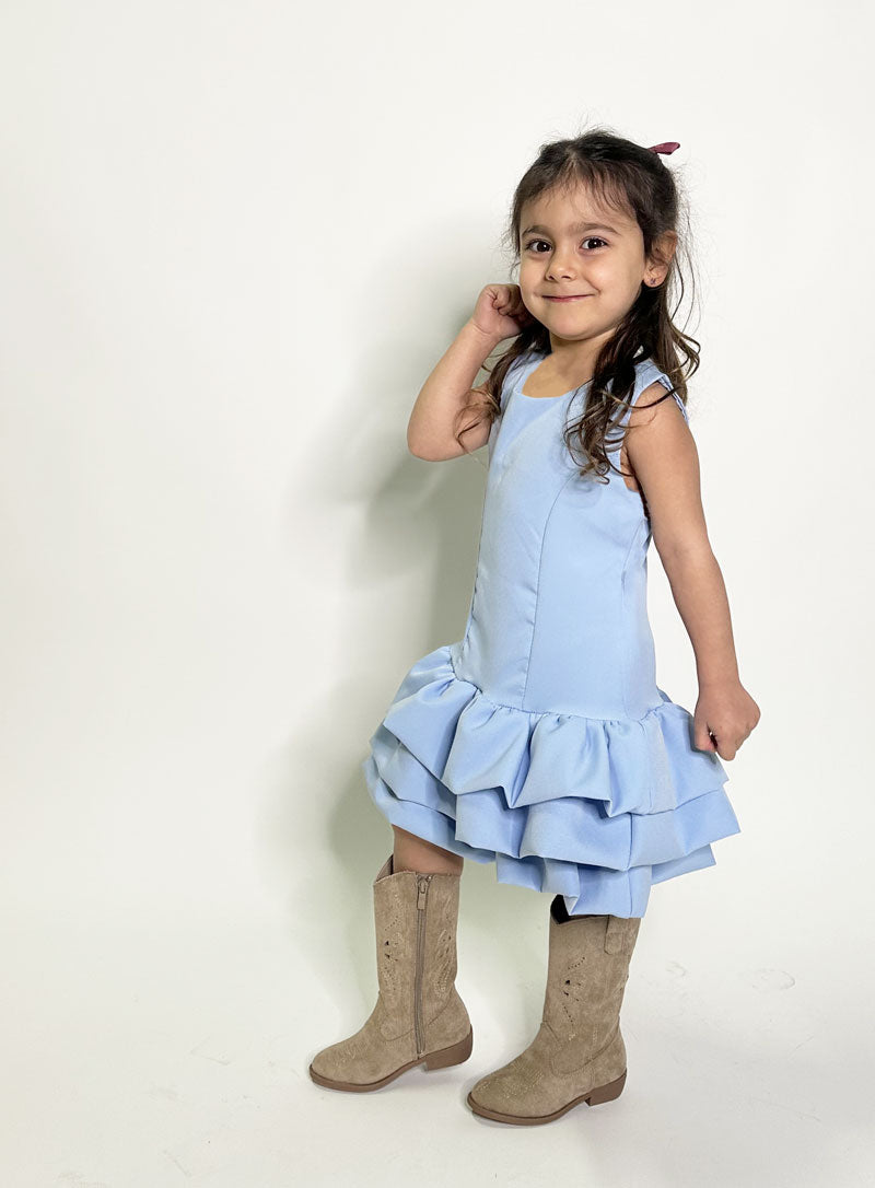 Abito Bambina Balloon azzurro