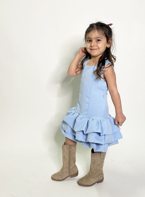 Abito Bambina Balloon azzurro