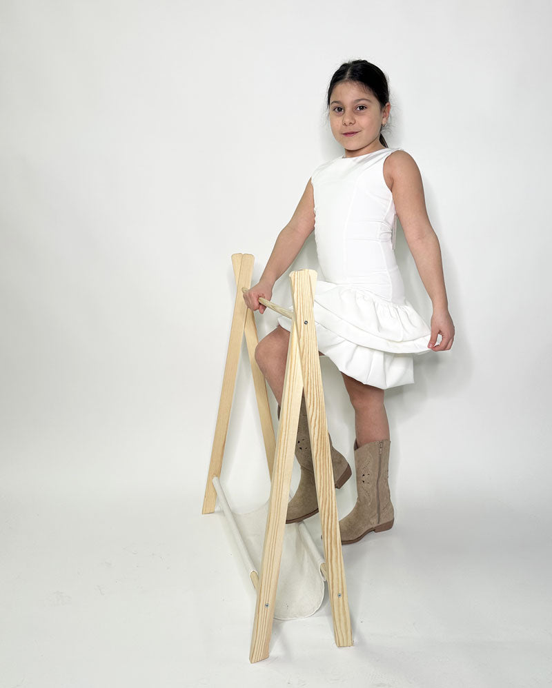 Abito Bambina Balloon bianco