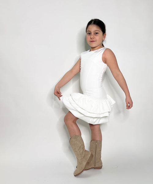 Abito Bambina Balloon bianco