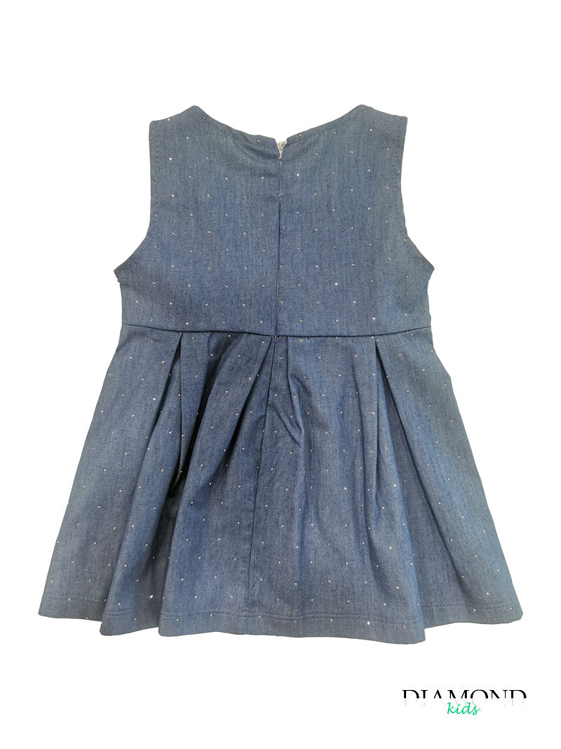Abito Neonata Sparkling denim blu