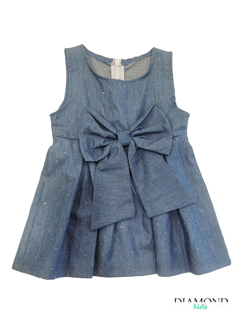 Abito Neonata Sparkling denim blu