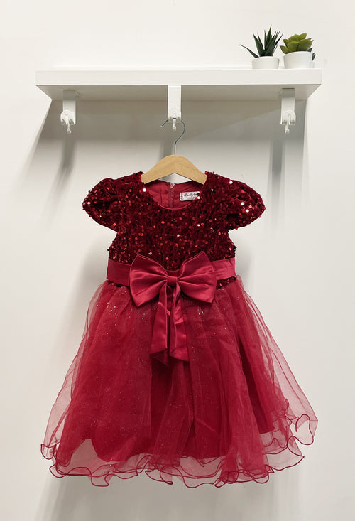 Abito Bambina Elegance rosso tulle
