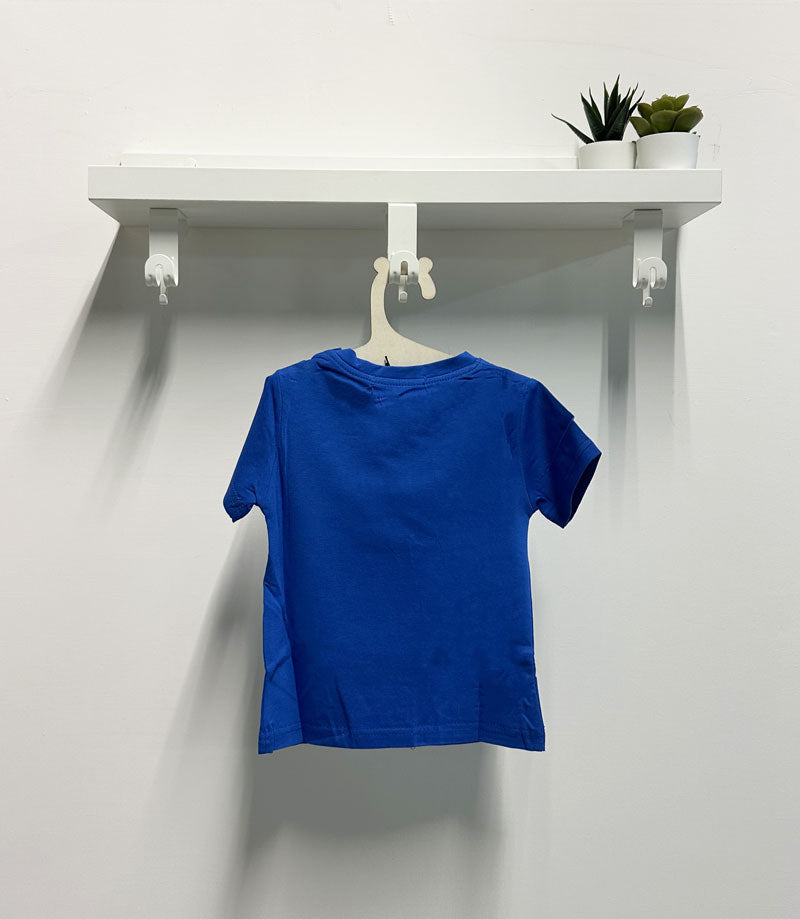 T-shirt Neonato Angel blu elettrico