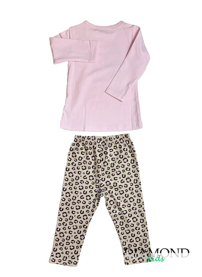 Completo Neonata AnimalierLove rosa