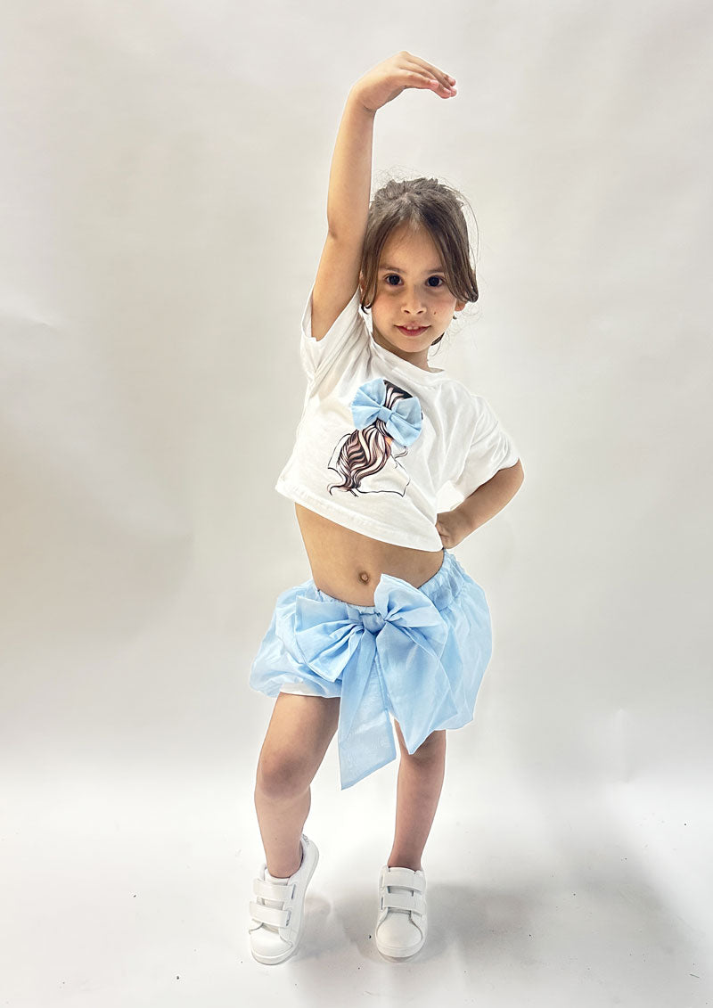 Completo Neonata Balloon azzurro