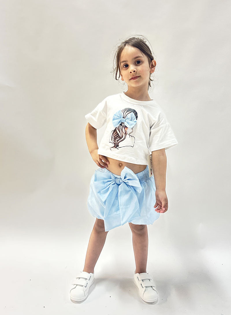 Completo Neonata Balloon azzurro