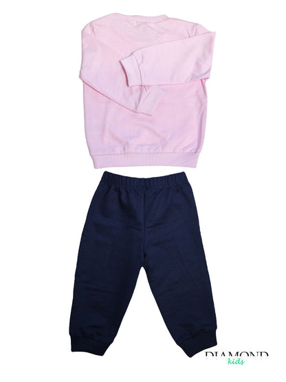 Completo Neonata Believe rosa blu