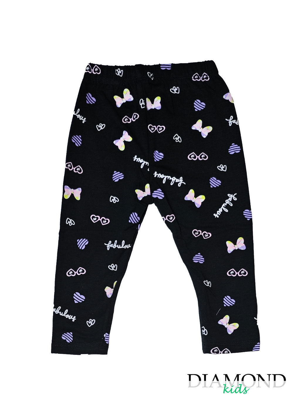 Leggins Neonata Love nero