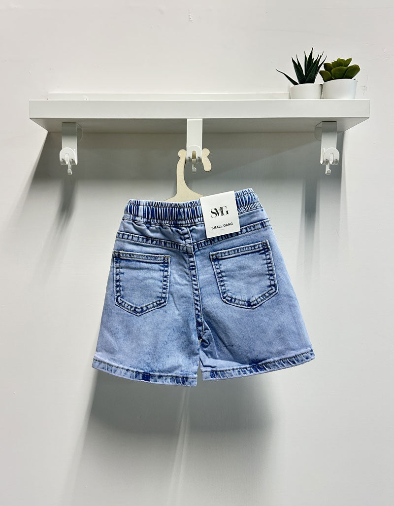 Bermuda Neonato fantasia denim