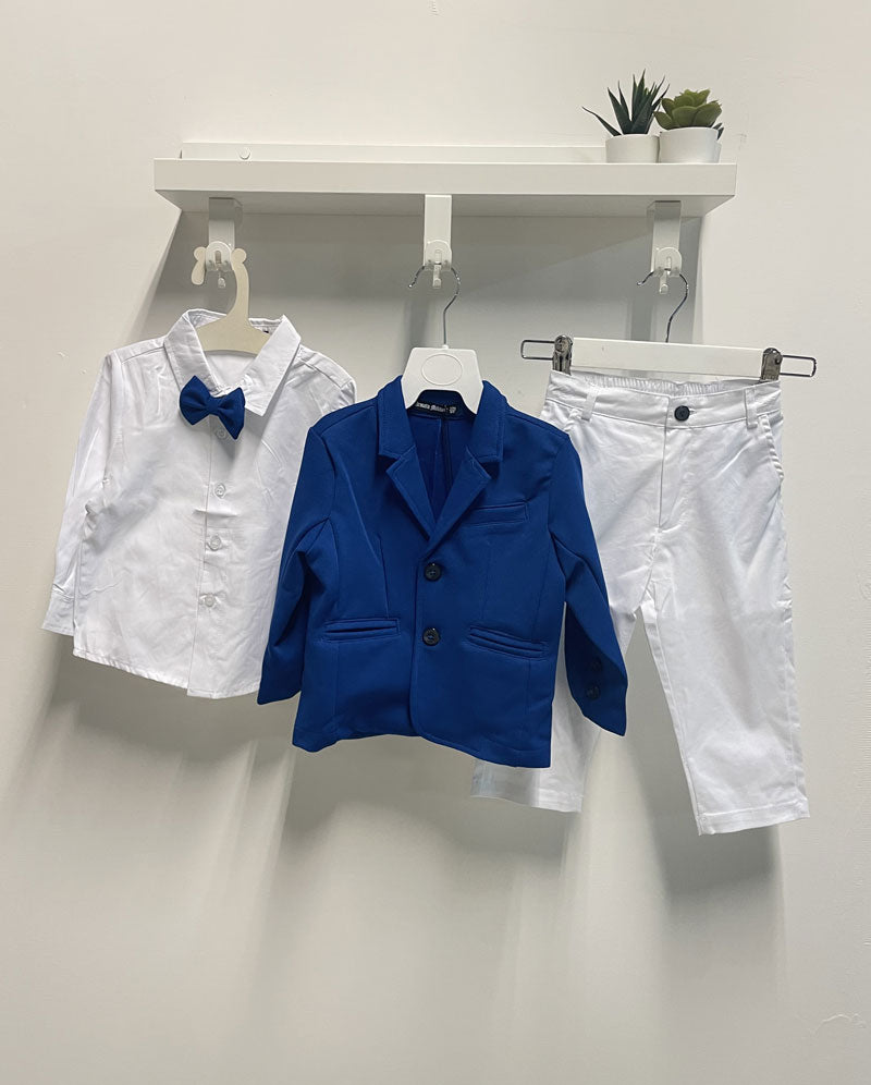 Completo Neonato Classic blu