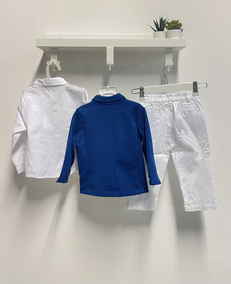 Completo Neonato Classic blu