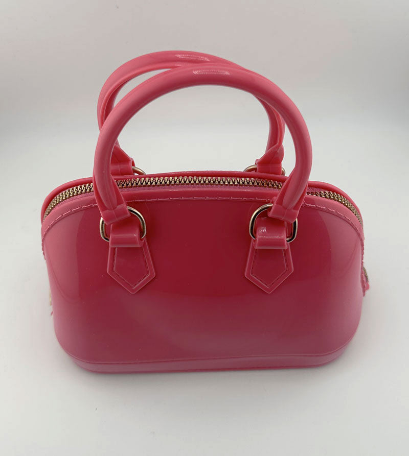 Borsa Bambina lucida magenta