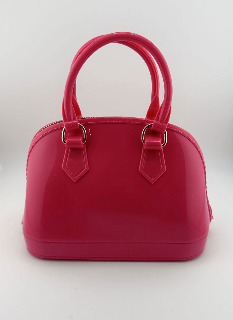 Borsa Bambina lucida magenta