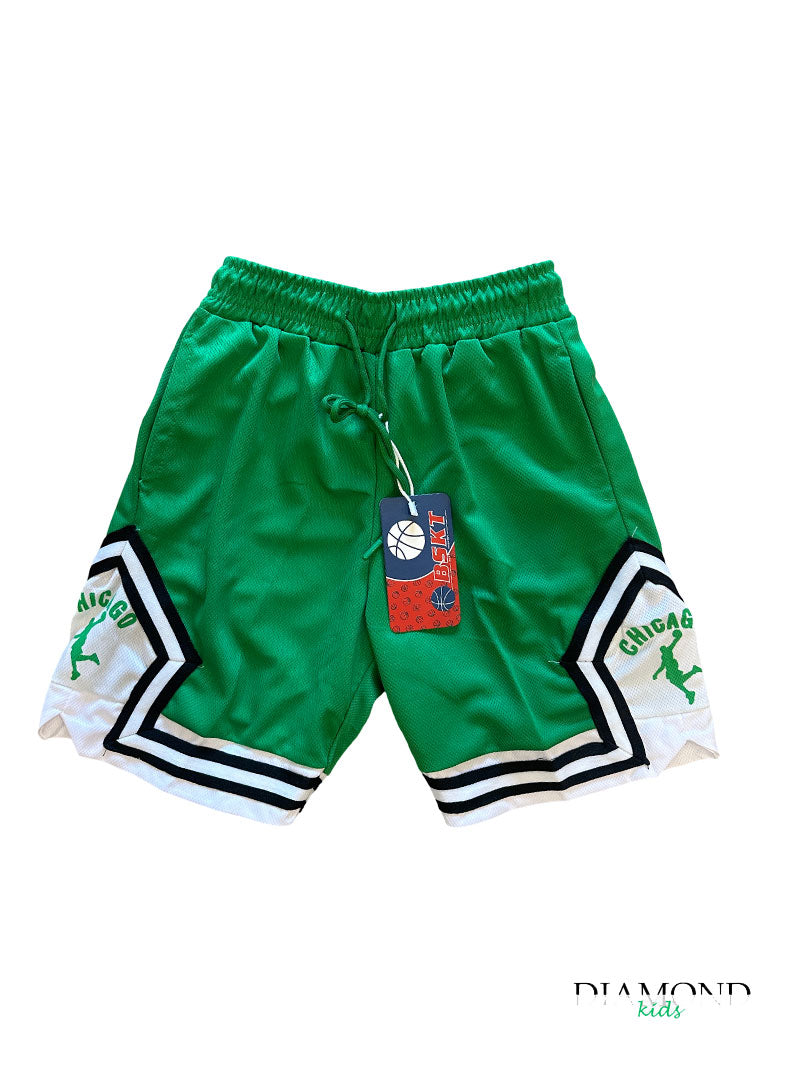 Bermuda Bambino Basket  verde