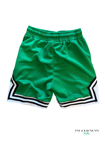 Bermuda Bambino Basket  verde