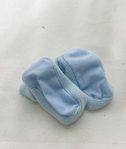 Calzini Neonato maman papa azzurri