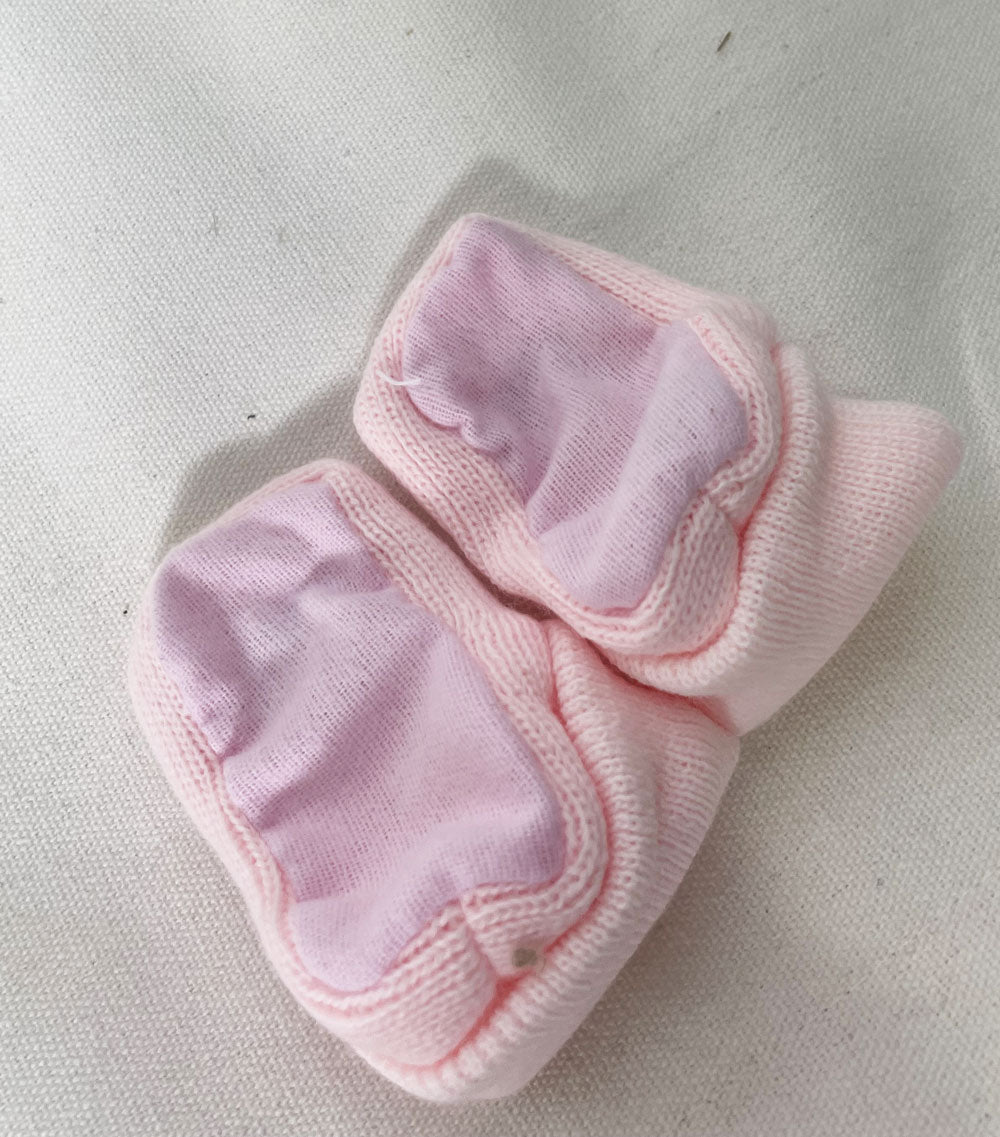 Calzini Neonato maman papa rosa