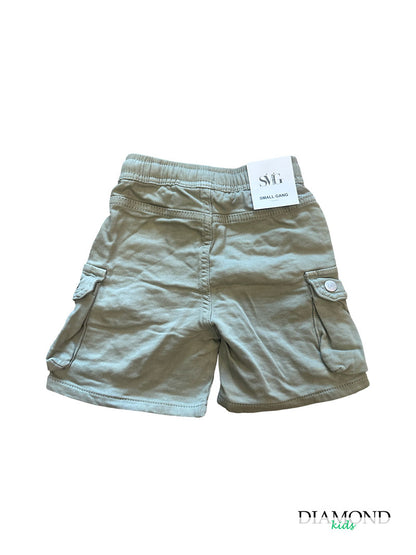 Shorts Neonato Cargo verde militare