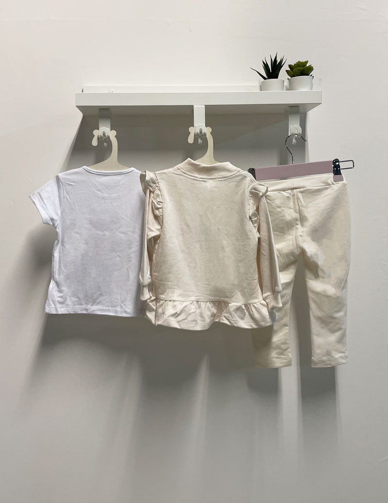 Completo Neonata Cherry beige