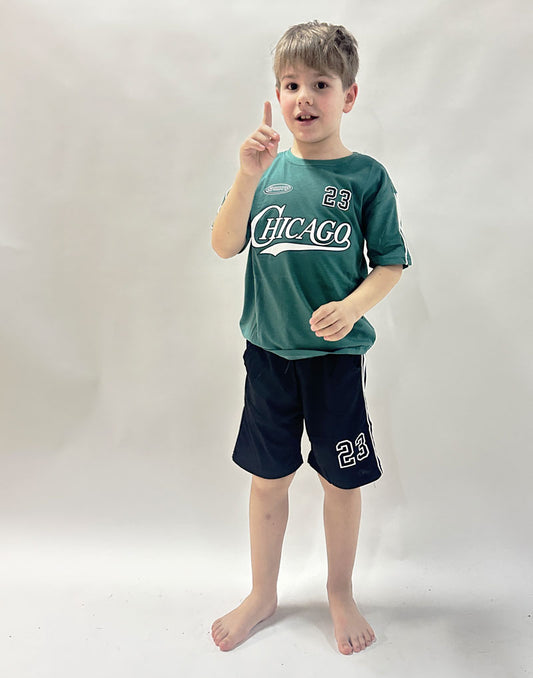 Completo Bambino Chicago verde