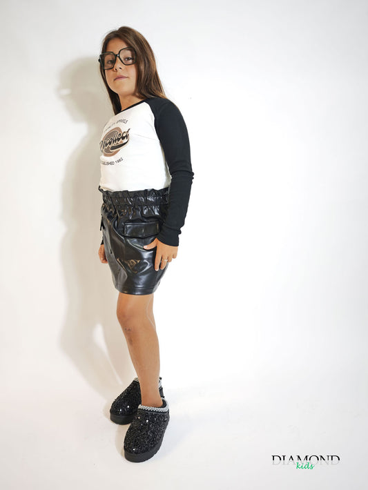 Completo Bambina Recollect nero
