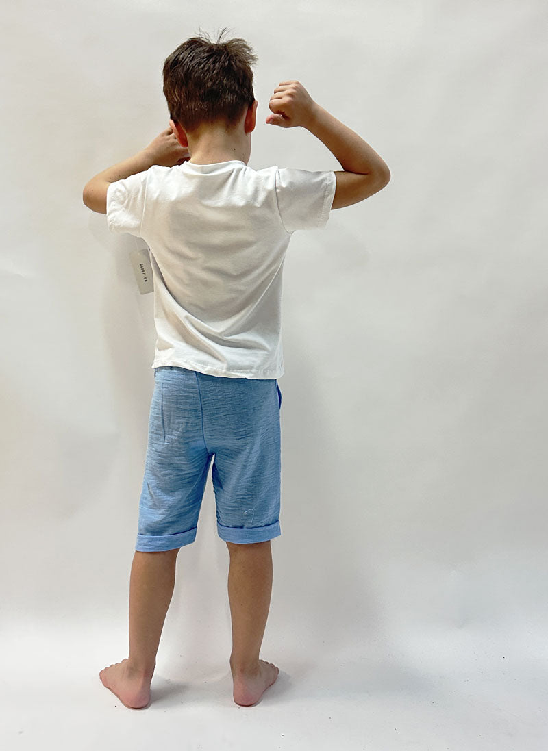 Completo Bambino Line azzurro