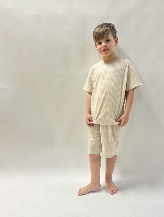 Completo Bambino Trama beige